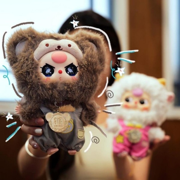 Baby three-year-old zodiac 2nd generation plush toys (Set of 6)
