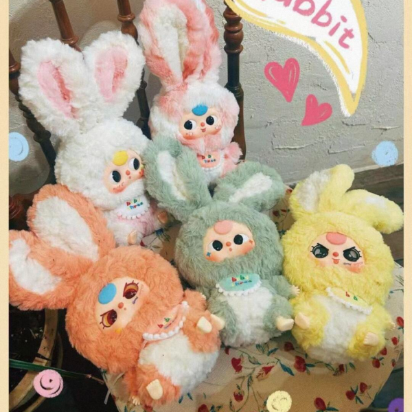 BabyThree – Lily Bunny Town Series (Gen 3 Plush Dolls, Set of 6)