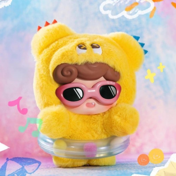Baby Three-Q.Kid Emotional Hairy Monsters Series (Set of 6)