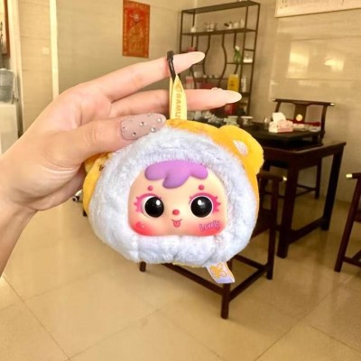 Baby Three-Samuel Mini Animal Plush Keychain Series（Set of 8）
