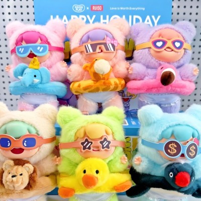 Baby Three-WOOW Happy Holiday Plush Series（Set of 6）