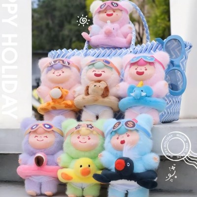 Baby Three-WOOW Happy Holiday Plush Series（Set of 6）