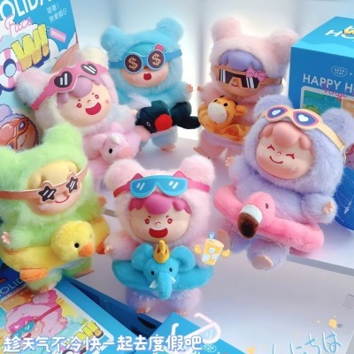 Baby Three-WOOW Happy Holiday Plush Series（Set of 6）