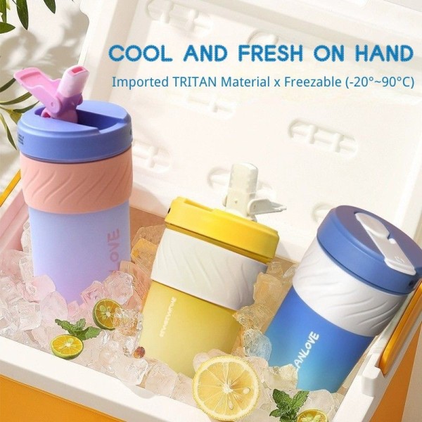 Summer frosted hot sale sports fashion plastic cup tritan material wholesale