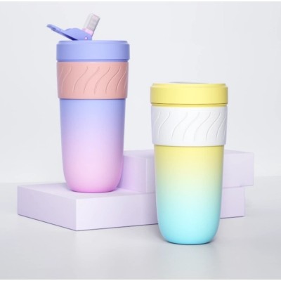 Summer frosted hot sale sports fashion plastic cup tritan material wholesale