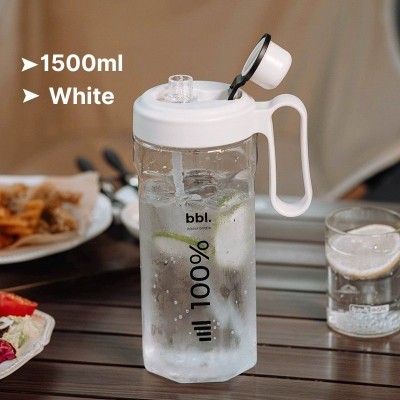 Summer large capacity water cup 2025 new office water cup with straw
