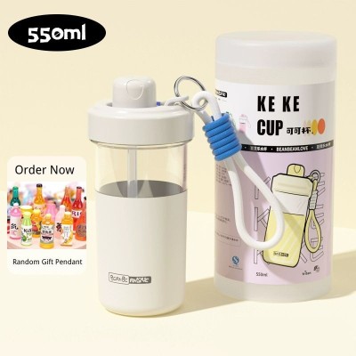 Tritan Student Water Bottle with Straw Tritan Student Water Bottle with Straw